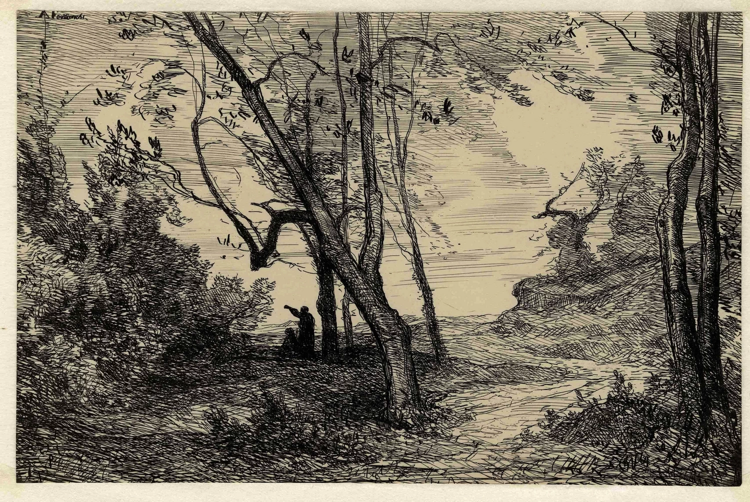 Sul ciglio del sentiero, 1863 - Musée d’Art et d’Histoire, Cabinet d’arts graphiques, Genève